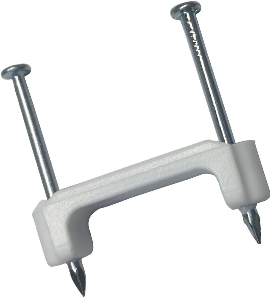 Gardner Bender PS-175J Plastic Staple, 3/4 in. Secures 14/3, 12/3, 10/3 (NM) Cable, White