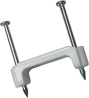 Vista 3 de Gardner Bender PS-150 Grapa de plástico, ½ pulgada., 14/2, 12/2, 10/2 (NM) Cable, Instalación rápida/fácil, para Romex, UF, (NM) y más, Paquete