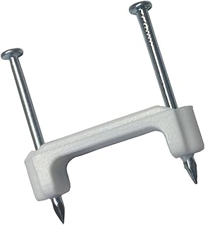 Gardner Bender PS-175J Plastic Staple, 3/4 in. Secures 14/3, 12/3, 10/3 (NM) Cable, White