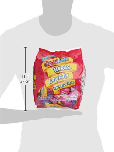 Sweetarts & Nerds & Laffy Taffy & Everlasting Gobstopper, Fun Size Candy Favorites, 48 Oz #TOP7