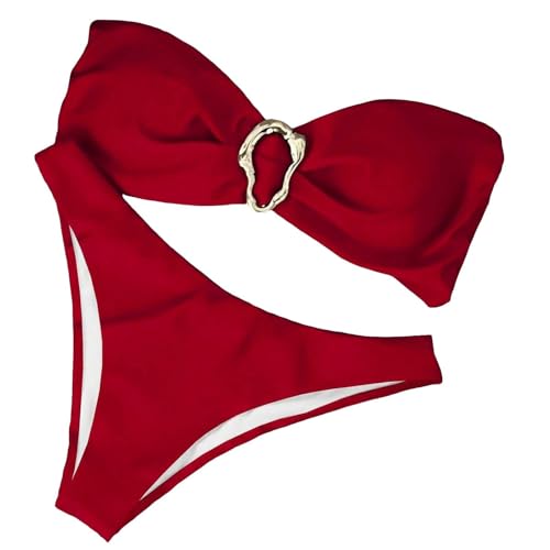 Bikini deux pièces bandeau pour bronzer à la plage sans marques