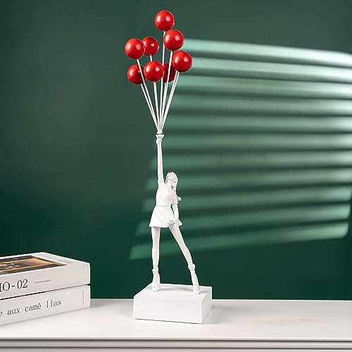Estatua Decorativa Globo de Niña 57 cm Resina miniatura 3