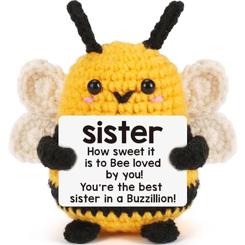 Bee Positive Sister Birthday Gifts, Christmas Sis Gift from Brother/Sister - image 1