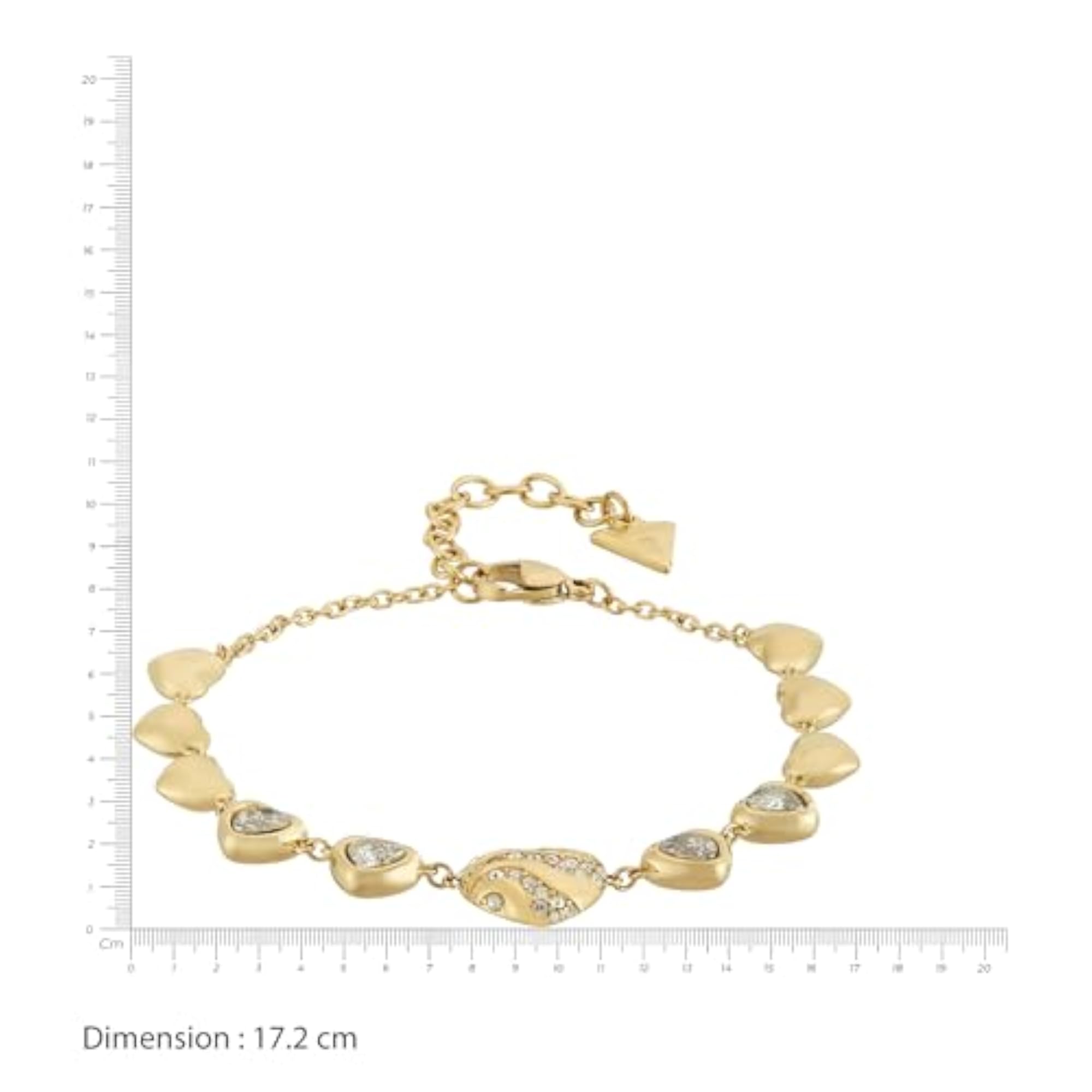 Women's Gold-Plated Stainless Steel Bracelet, In My Heart