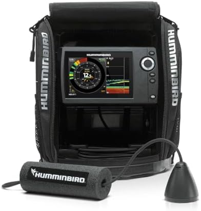 Humminbird ICE Helix 5 G3 Fish Finder with Transducer, Dual Spectrum Chirp Sonar