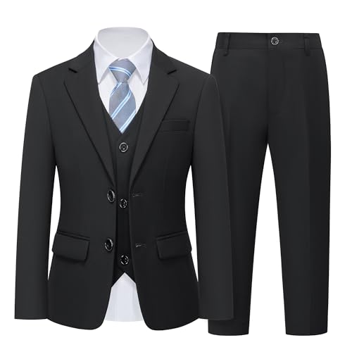 YND Formelle schmale Passform, 5-teilige Anzüge für Kinder, Jacke, Weste,...