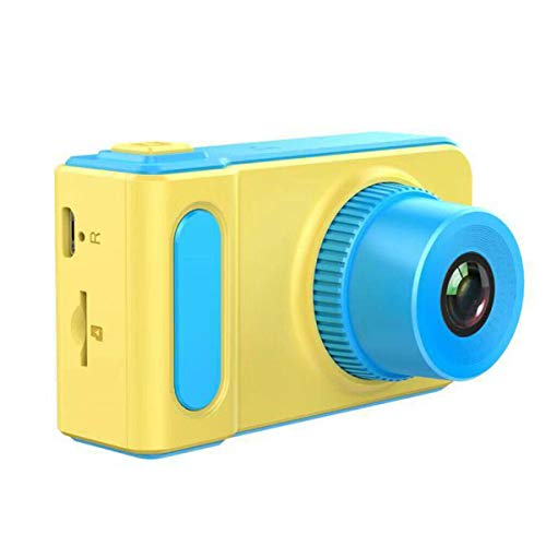 Great-hyc Mini Children Digital Sports Camera Portable 2.0 HD Mini Camera Children Gift Support TF Card - Blue