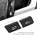 Hoypeyfiy 2049058402 2 Pair Car Door Lock Unlock Switch Cap, Replacement for Mercedes Benz A B C E Class CLA GLA GLE ML GLS CLS Driver Passenger Side, Replaces 2049058402
