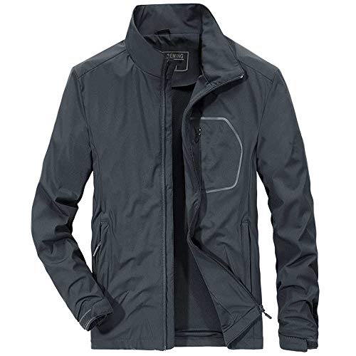Preisvergleich Produktbild Frühling Neue Herren Bekleidung Kragen Schnelltrocknend Herren Jacke Herren Outdoor Freizeit Jacke Hemd Gr. XL, grün