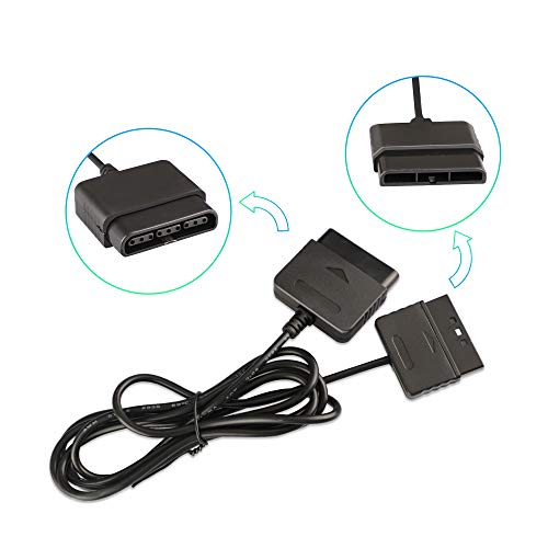 2Pack 6Ft Controller Extension Cable For Ps2, 1.8M Controller Extension For Sony Playstation 2 Ps2 Game Console #TOP1