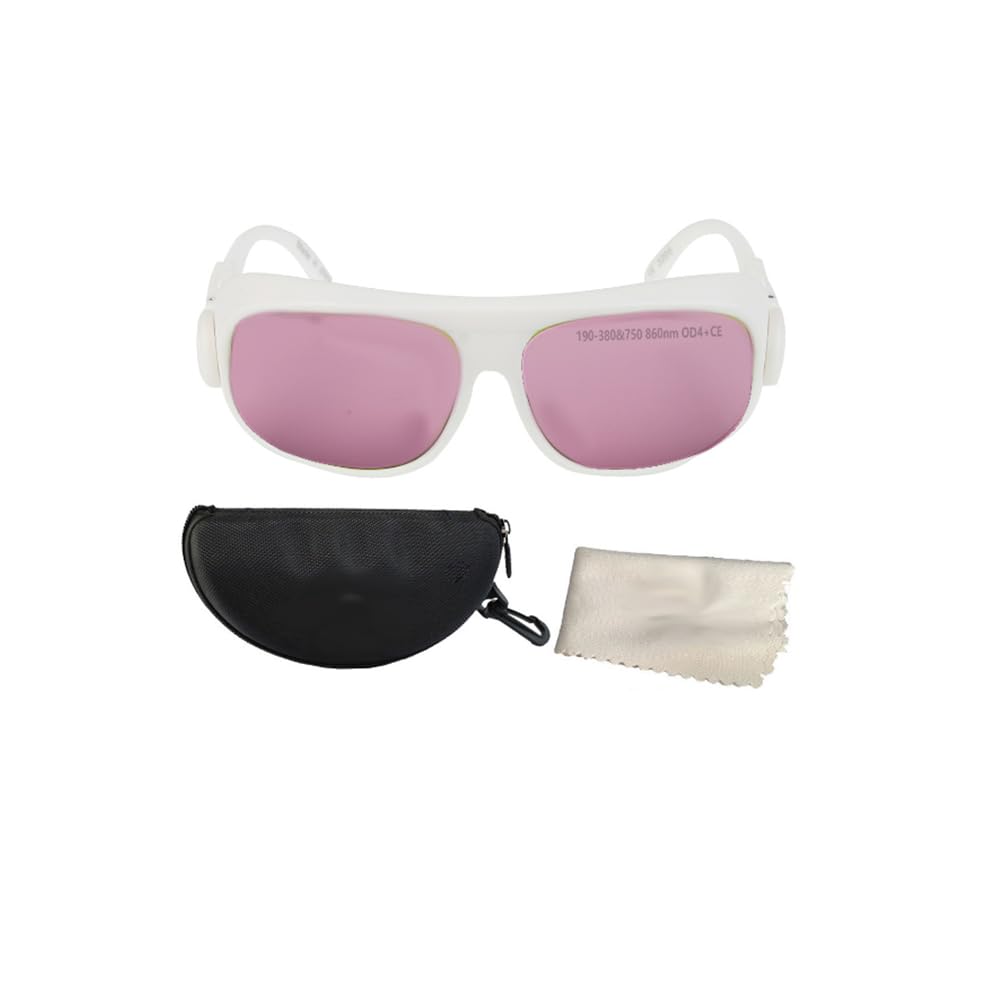 Gafas protectoras láser de infrarrojo cercano de 190-380 nm 750-840 nm 755 nm