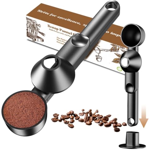 Coffee Scoop with Funnel for Ground Coffee Protein Powder & Tea 2 Tbsp