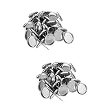 Ajuste del bisel del pendiente: convierta fácilmente sus dijes o cuentas favoritos en un colgante de collar con estos sólidos hallazgos, ¡será más hermosa y segura! fornituras para realizar joyas personalizadas.