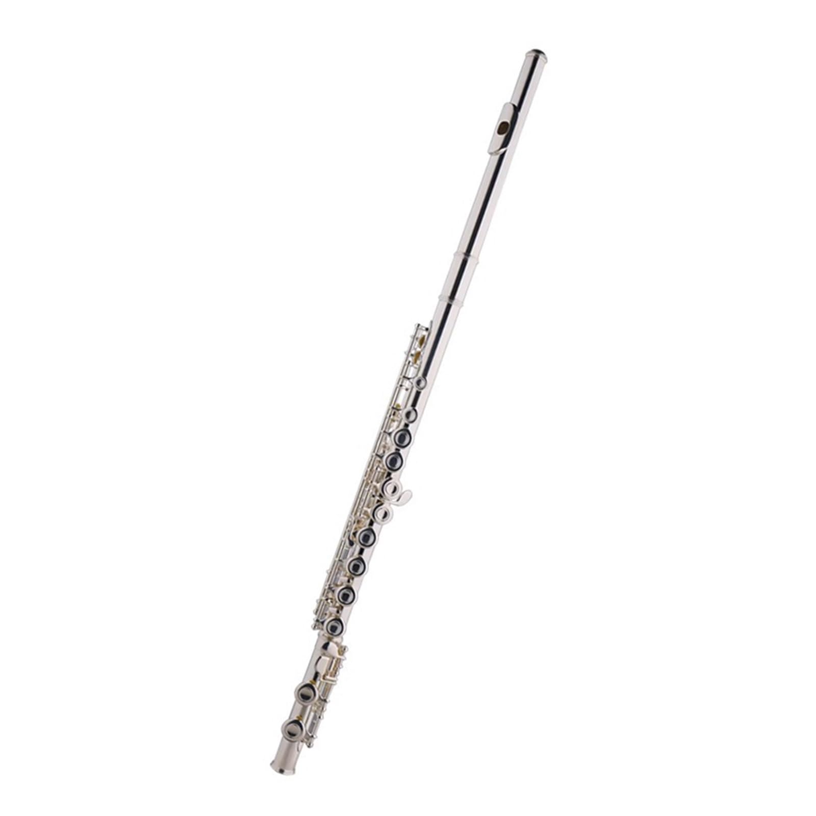 flet prosty Instrument fletowy dla początkujących 16/17 otworów Klawisz C Biała miedź Posrebrzany Instrument dęty dla początkujących