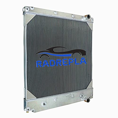 RADREPLA 3 Row Radiator Compatible for 2008-2018 Freightliner Business Class M2 106 L6/L4 Diesel Truck Radiador All Aluminum Downflow Automotive Replacement Engine Radiators 09 10 11 12 13 14 15 16 17