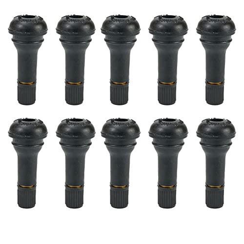 FACAIIO Lot de 10 tiges de valve de pneu sans chambre à air TR413