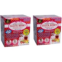 2 Boxes Gluta Berry Glutathione and Collagen Drink Punch