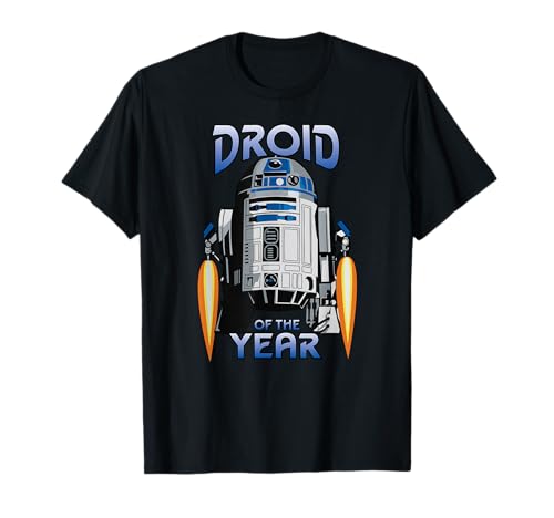T-shirt Star Wars R2-D2 Droid of the Year en coton confortable pour fan de saga
