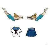 japanese school uniforms anime ★ Geeignet für Hochzeitskleid, Tasche, Kleidung, Hut, Schal, Halstuch etc, ideal für Bankett, Datum, Einkaufen, Party und so weiter Ein gutes Accessoire und zeigen Sie Ihren persönlichen Stil