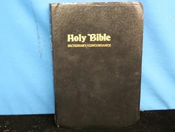 Paperback HOLY BIBLE DICTIONARY/CONCORDANCE Book