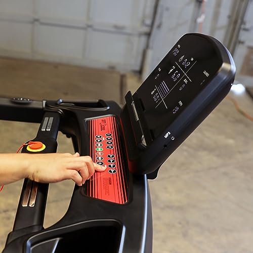 Body-Solid (BFT25) Foldable Incline Treadmill for Jogging & Walking, 300lbs. Weight Capacity, Speed Range 0.6-10 mph, Black - Image 3