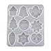 Produktbild FENHONG Silikonform Weihnachten Schmuck Gießformen, Harzformen Für DIY Santa Weihnachten Gelisteter Anhänger Schmuck Basteln Herstellung