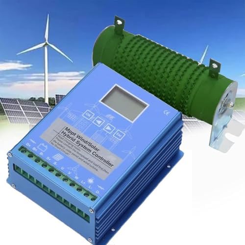 2800W Solar Wind Hybrid Charge Controller with LCD Display, 24V/48V Automatic Regulator for Wind Power, Efficient Renewable Energy Accessories, Durable and Reliable Performance