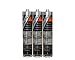Produktbild 3er Set Sikaflex -221i Dichtstoff Karosseriedichtmasse Spoilerkleber 300ml Schwarz