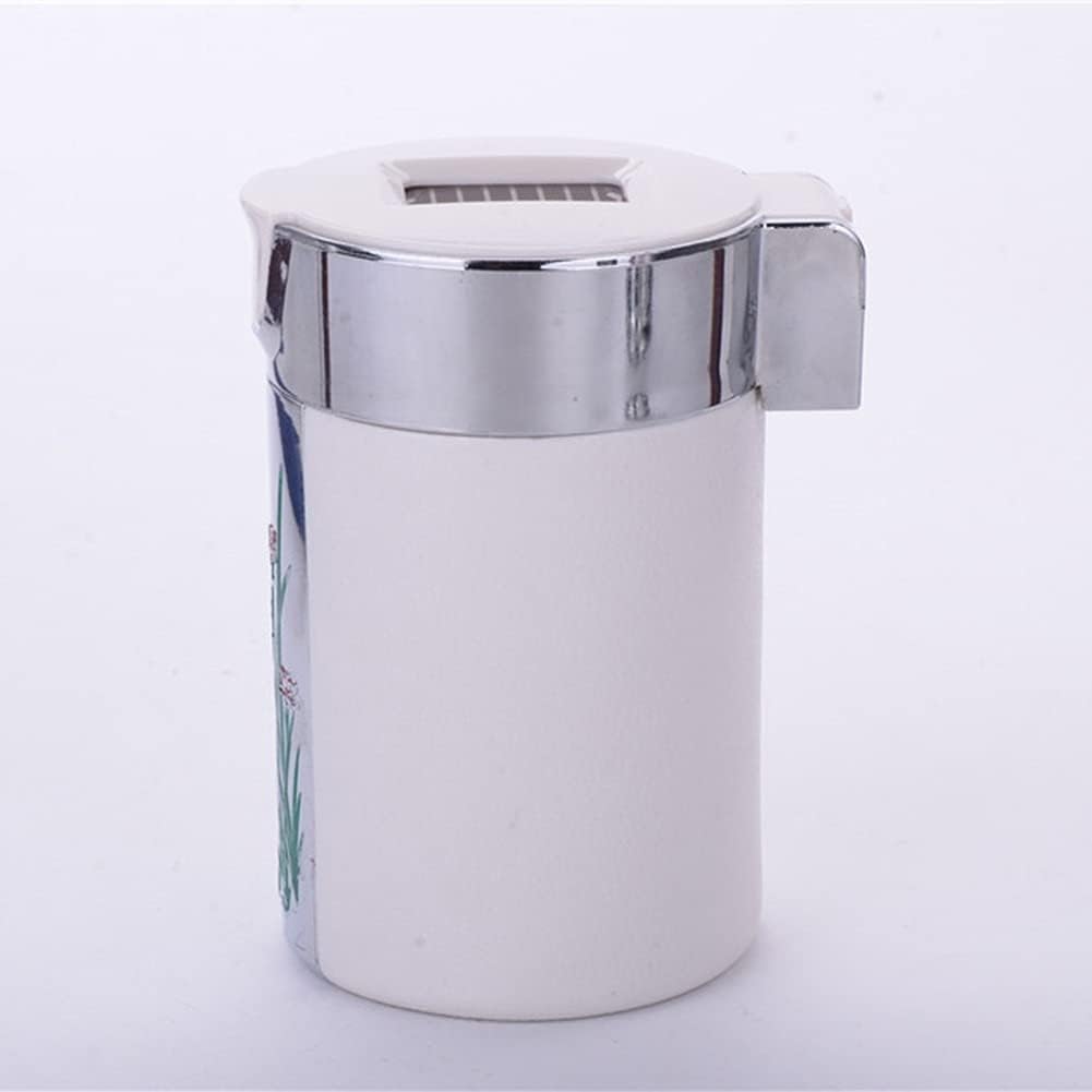 Stylish Carbon Fiber Car Exhaust Hole Hanging LED Lights Ashtray Trash CanSimple and, Easy to Carry, Friendly(E)