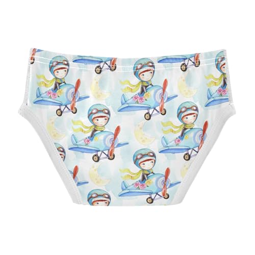 ODAWA Cute Aviator Soft Underwear Briefs Tagless 2T Underwear2