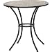 Produktbild Siena Garden Tisch Prato, Ø70x71cm, Gestell: Stahl, pulverbeschichtet in schwarz matt, Fläche: Mosaik,Tischplatte: Keramik