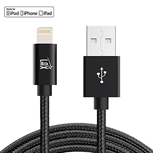Lax Iphone Charger Lightning Cable - [Mfi Certified] Durable Braided Apple Lightning Usb Cord For Latest Ios Including Iphone 11/11 Pro Max/ 11 Pro/Xs/Xs Max/X, Ipad, Ipod & More (2 Pack) #TOP1