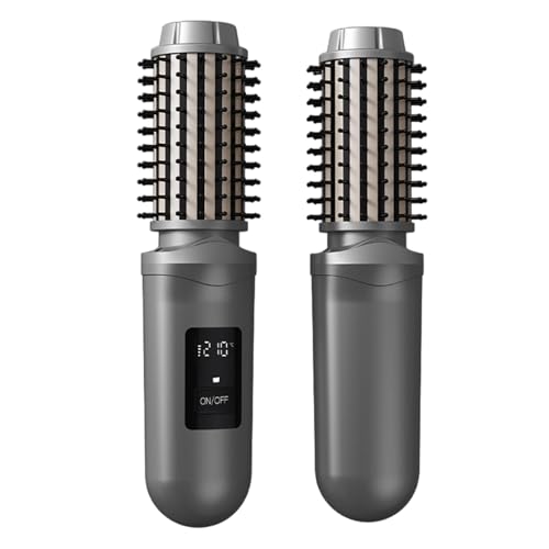 Brosse à cheveux bouclante rechargeable, lisseur de cheveux sans fil nomade