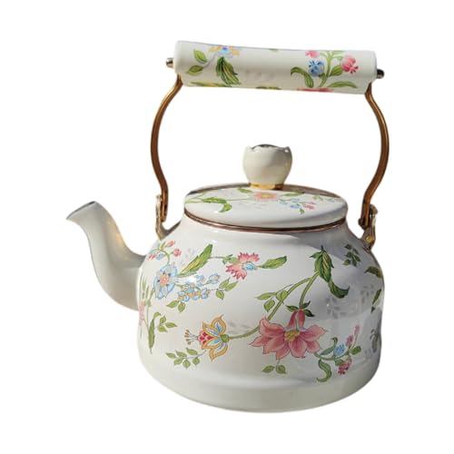 BNF® Enamel Tea Kettle 2.5L Tea Lovers Gift Teakettle for Household Outdoor Hotel|Home & Garden |Kitchen, Dining & Bar|Small Kitchen Appliances|Coffee & Tea Makers|Tea Kettles