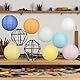 LIHAO 10 PCS Papierlaternen Bunte Lampions Lampenschirm Rund Papier Laternen für Hochzeiten Geburtstage Feiertagen Gartenparty Babytaufe Deko (25cm)