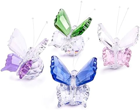 CYRENT Glas-Schwan Deko-Figur - Elegantes Kristall-Ornament Für Wohnzimmer, Hochzeit & Sammlung