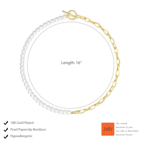 Image of Zeffy Pearl Necklace 4MM /6MM /8MM Dainty Round Imitation Pearl Choker Necklace Wedding Pearl Necklace Delicate Jewelry for Women Simple Bridesmaid Jewelry Gifts