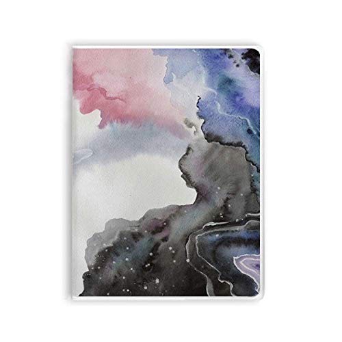 Carnet de notes abstrait aquarelle couverture souple format A5 pour ecriture