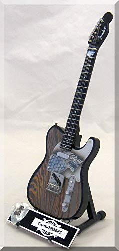 GAMES OF THRONES Guitare Miniature avec médiator Dragon - Les Beatles, Paul McCartney, John Lennon, RIngo Starr, George Harrison GAMES OF THRONES Guitare Miniature avec médiator Dragon – Image 3