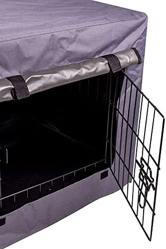 allpetsolutions Dog Crate Cover Quiet Time Pet Cage Cover | Durable Windproof Waterproof Pet Kennel Cover S - Fits Most 30 inch Dog Crates