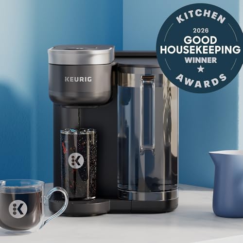 Keurig K-Brew + Chill Iced & Hot Single Serve Coffee Maker with QuickChill & MultiStream Technology, 70oz Reservoir, Strong Brew, Holiday Gift Favorite