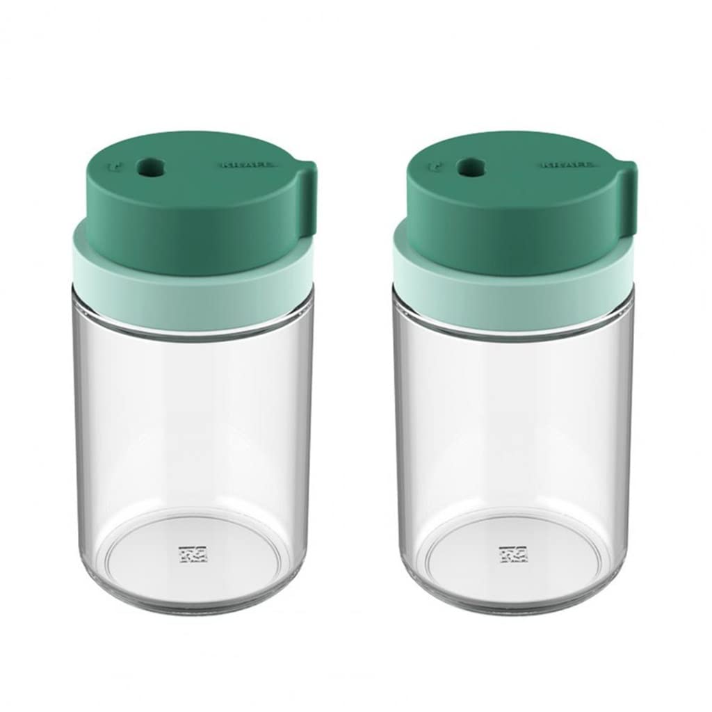 IANSHFKN Condiment Container Glass Seasoning Bottle Lid Rotating Spice Tool Easy To Clean Household