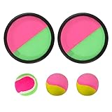 Juego de pelota de velcro, juego de pelota y pesca de velcro, juego de pelota de velcro para niños, diversión al aire libre, juego de fútbol para niños, playa, regalos de cumpleaños