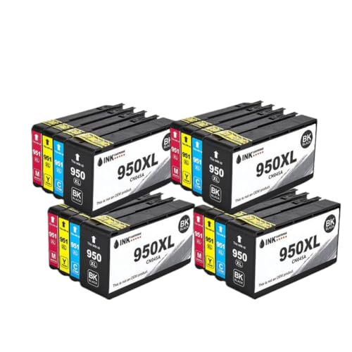 Cartouche encre 950XL compatible OfficeJet Pro 8600 8620 encre colorant 951XL