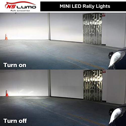 Luz LED de rally con anillo halo mínimo DRL y acabado premium para Mini Cooper 7