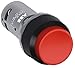 Price comparison product image ABB CP3-10R-01 Compact Pushbutton, Momentary, Extended, Red, Non-Illuminated, Black Plastic, 1NC (ABB1SFA619102R1041)