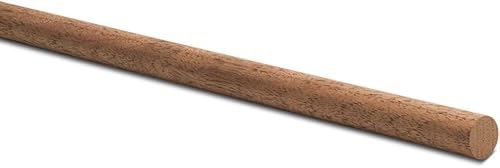 Miniatura 2 de Varilla de madera de nogal de 3/8 pulgadas x 36 unidades, paquete de 5 palos de madera para manualidades y carpintería, por Woodpeckers