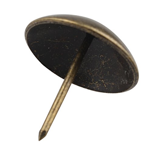 HALJIA 20 Stück 30 x 30 mm Vintage Polster Nail Deko Tack Antik Bronze Ohrstecker für Schmuck Geschenk-Box Sofa Dekoration