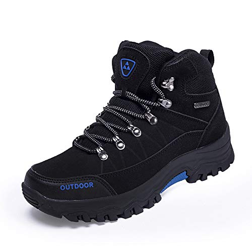 Men's Waterproof Hiking Work Boots, Lightweight Ultility Leather Shoes, Working Shoes, Outdoor Ankle Mens Boot for Construction, Roofing, Hunting