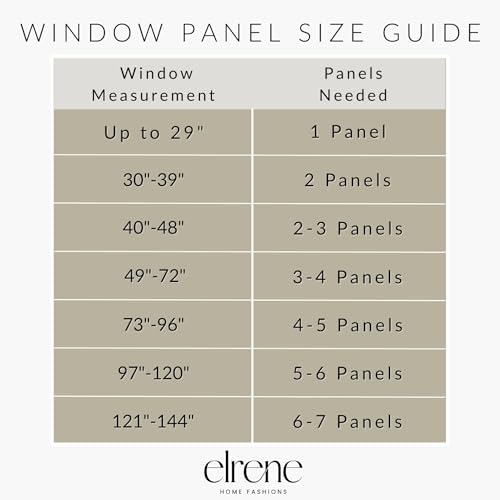 Elrene Home Fashions Brighton Windowpane Plaid Blackout Window Curtain, Living Room and Bedroom Drape with Rod Pocket Tabs, 52" x 95", 1 Panel, Black